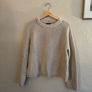 Quince Classic Cream Crew Neck Sweater
